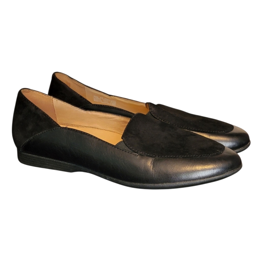 NEW Dansko Lace Black‎ Leather & Suede Comfy Flats Size 40 US 9.5-10